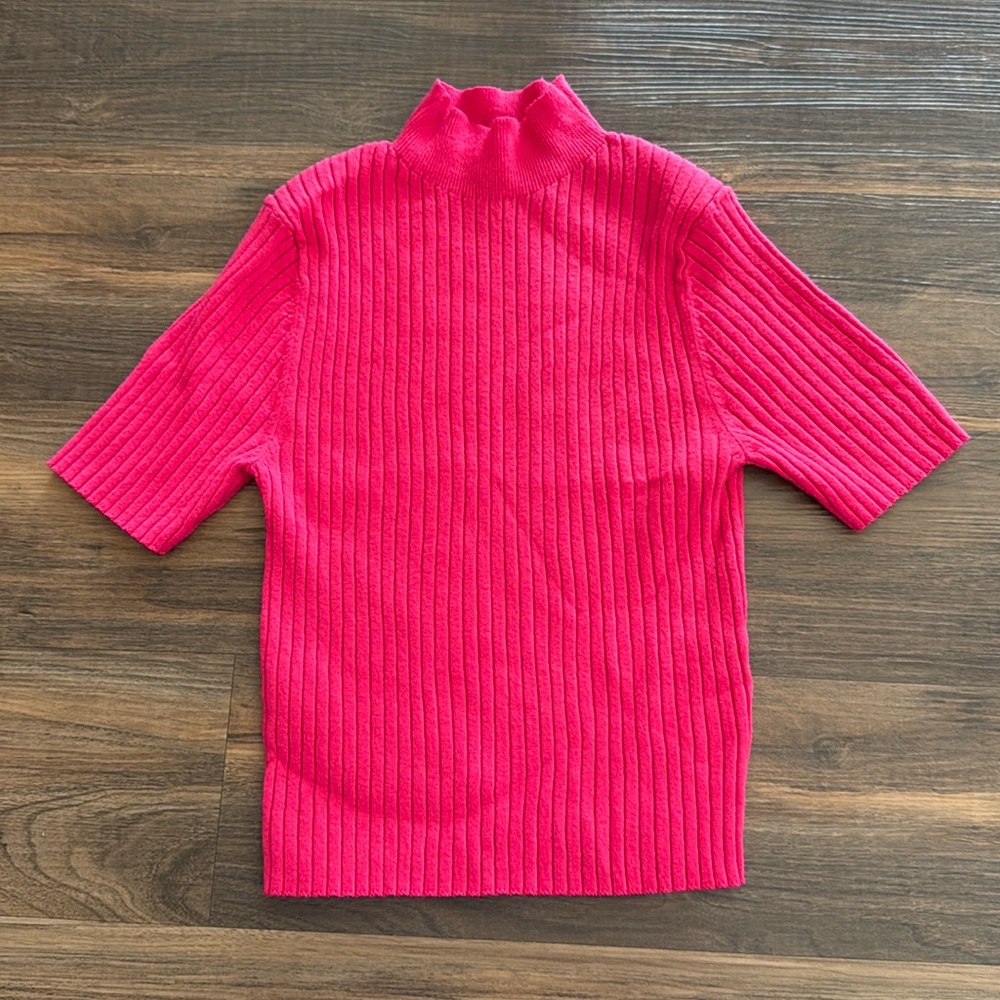 Soft Short Sleeve Knit Top